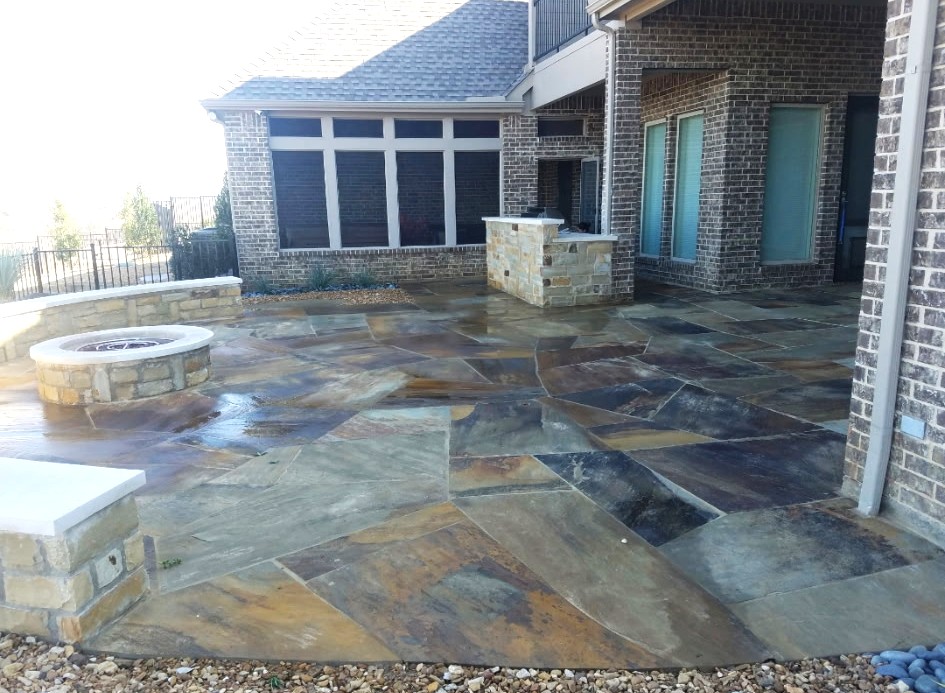 Custom patios by Fowler Custom Exteriors